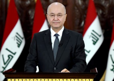صالح خطاب به مکرون: نمی خواهیم عراق میدان درگیری دیگران باشد