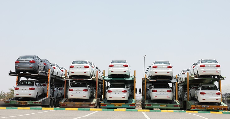 صادرات خودروی J4  توسط  کرمان موتور به کشور عراق